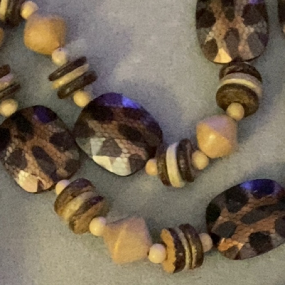 VTG Bohemian Beaded Necklace Set Lot - Picture 2 of 7